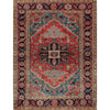 ANTIQUE SERAPI HER18 RED / BLUE