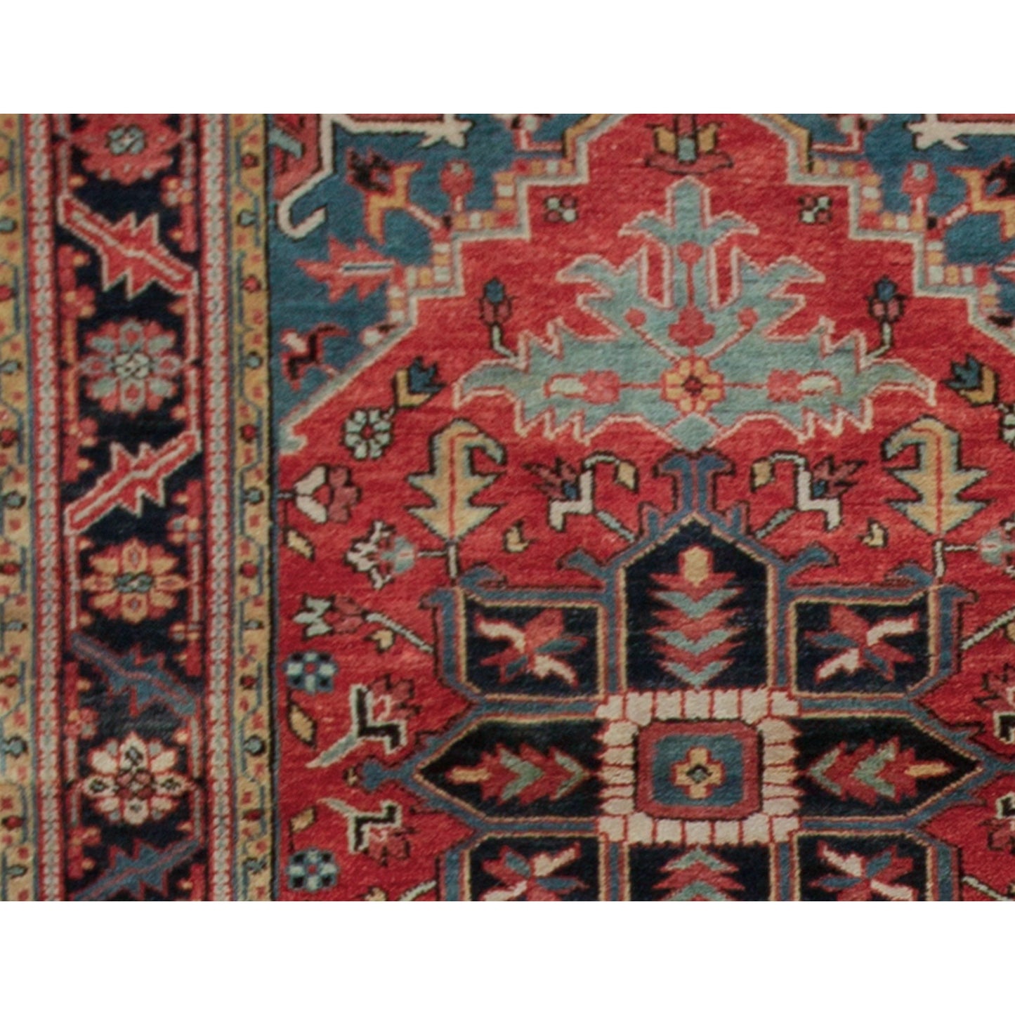 ANTIQUE SERAPI HER18 RED / BLUE
