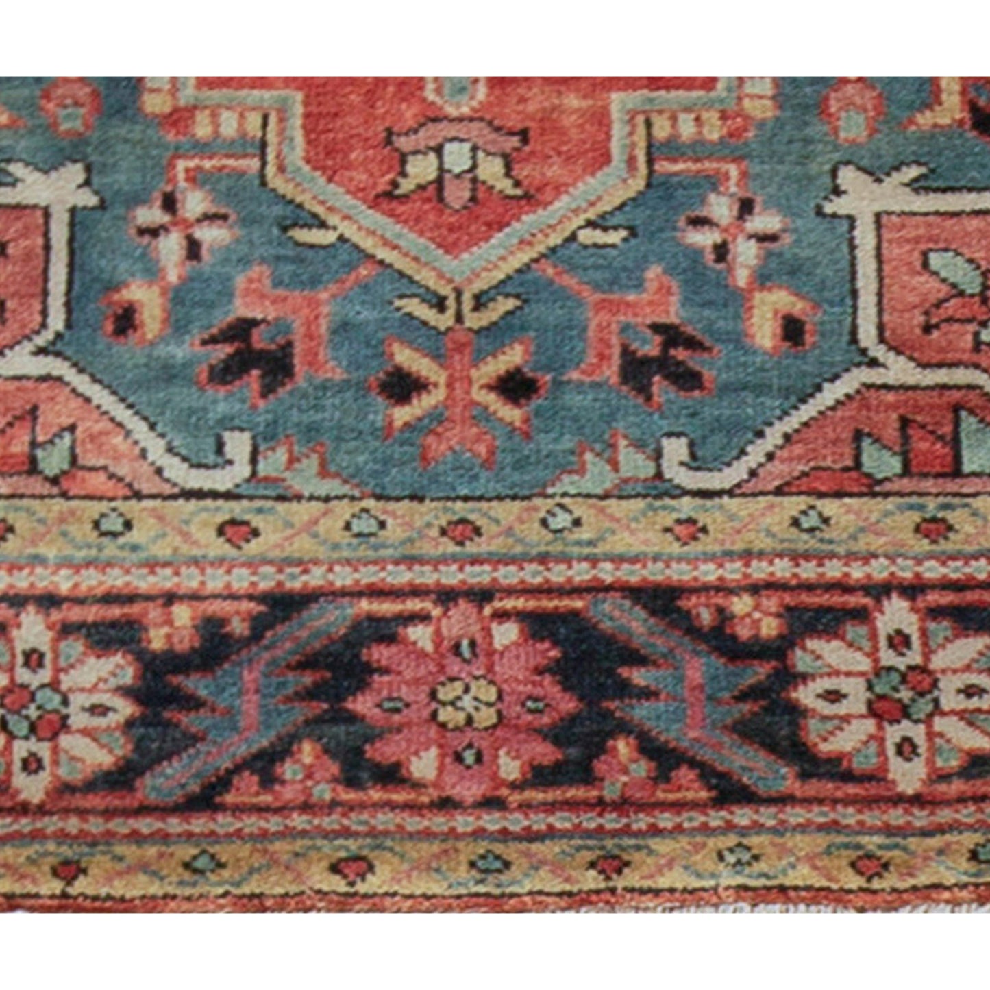 ANTIQUE SERAPI HER18 RED / BLUE