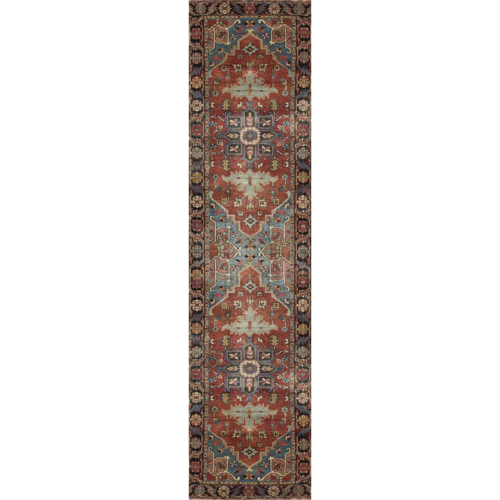 ANTIQUE SERAPI HER18 RED / BLUE