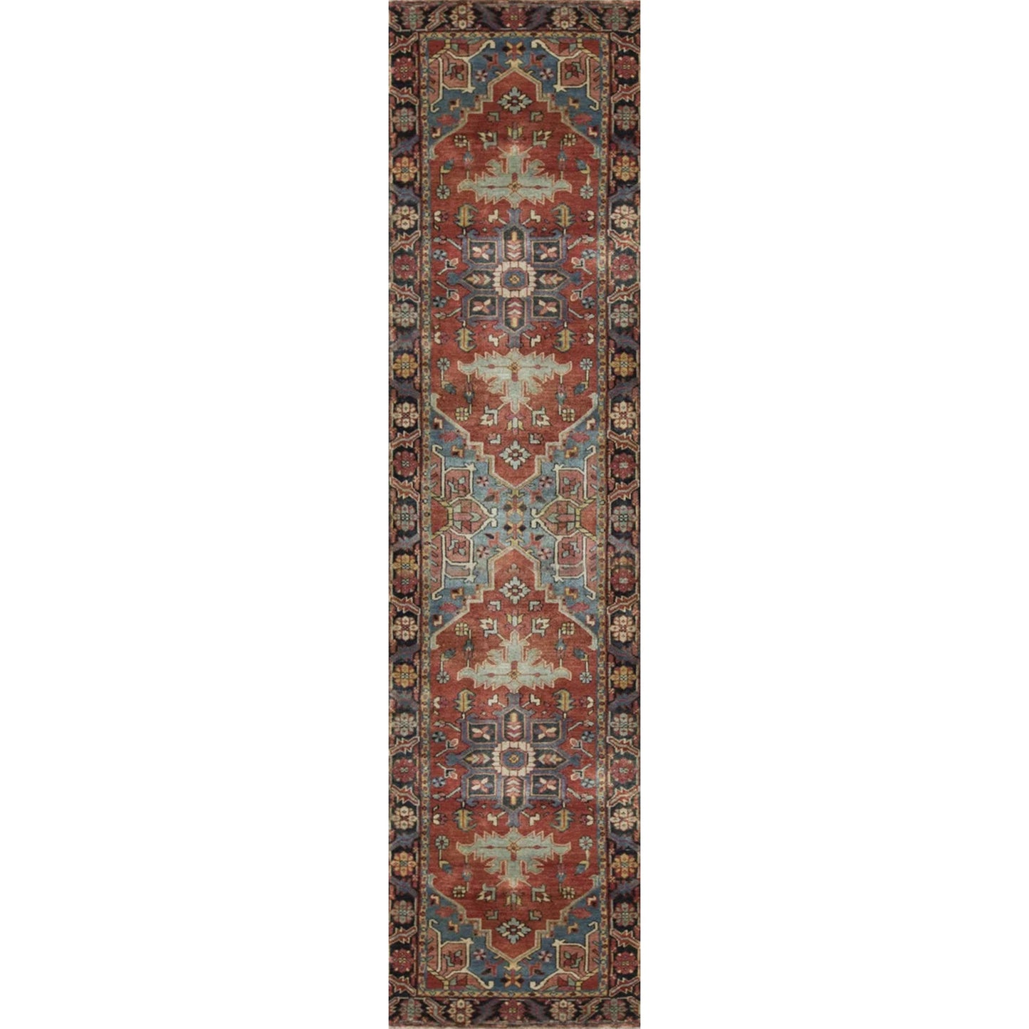 ANTIQUE SERAPI HER18 RED / BLUE