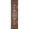 ANTIQUE SERAPI HER18 RED / BLUE