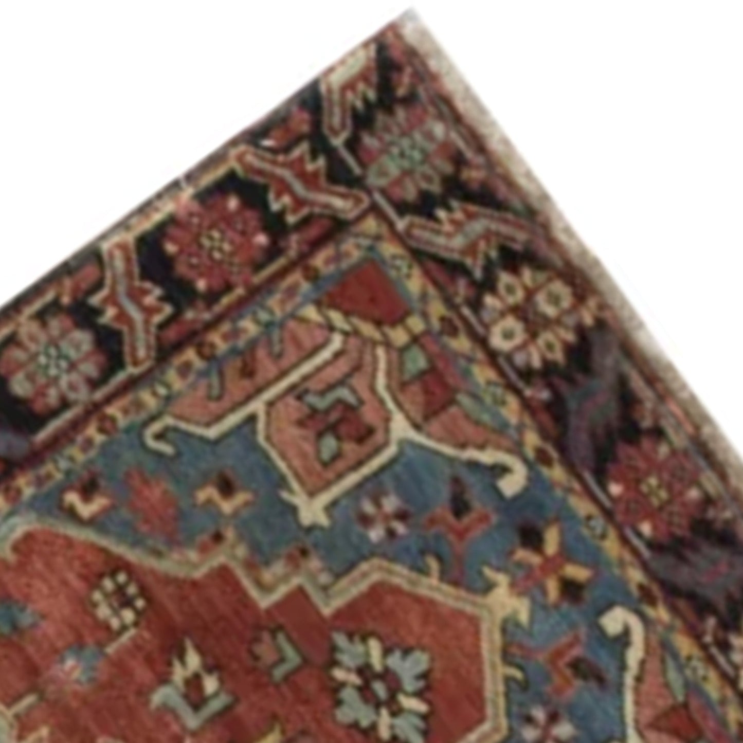 ANTIQUE SERAPI HER18 RED / BLUE