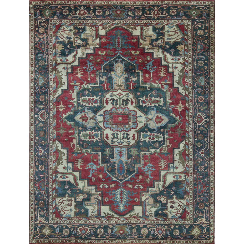 ANTIQUE SERAPI HER21 RED / BLUE