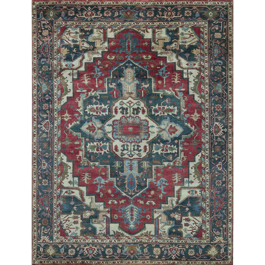 ANTIQUE SERAPI HER21 RED / BLUE