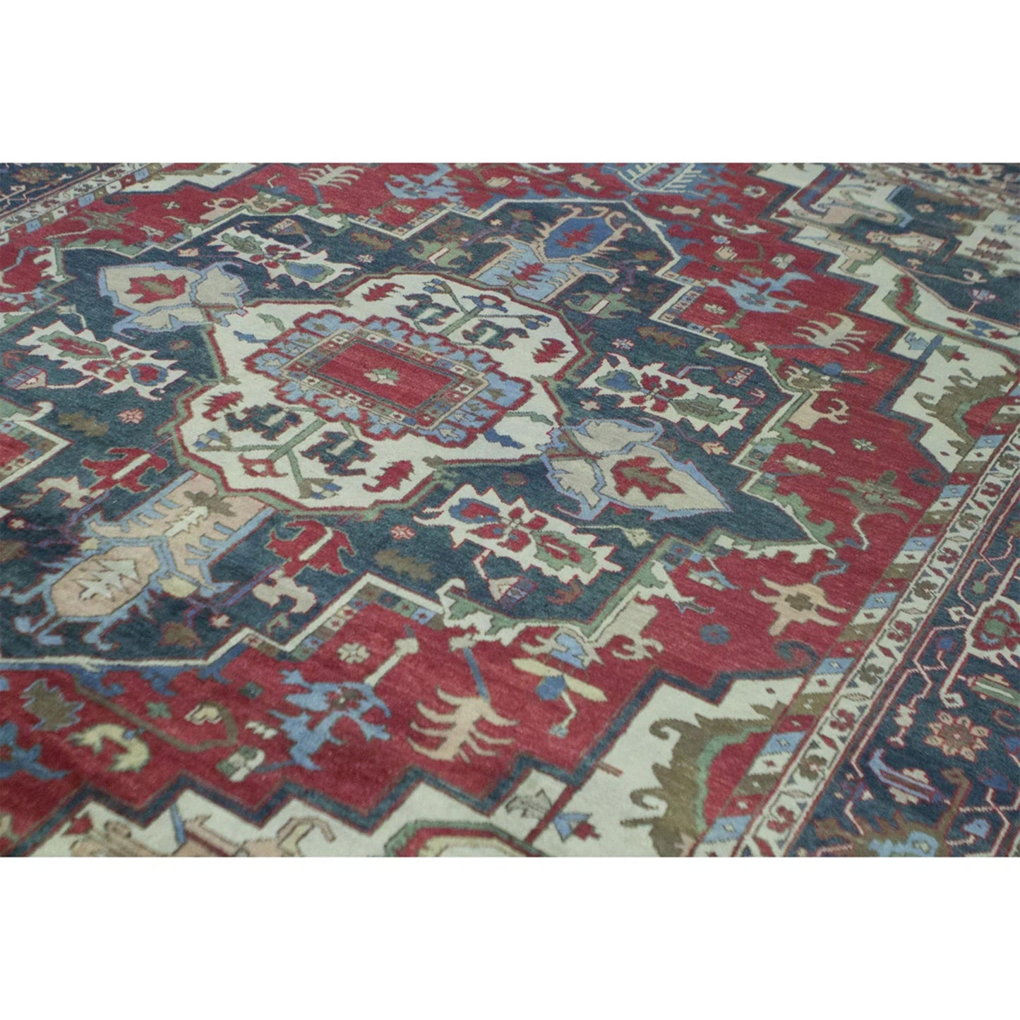 ANTIQUE SERAPI HER21 RED / BLUE