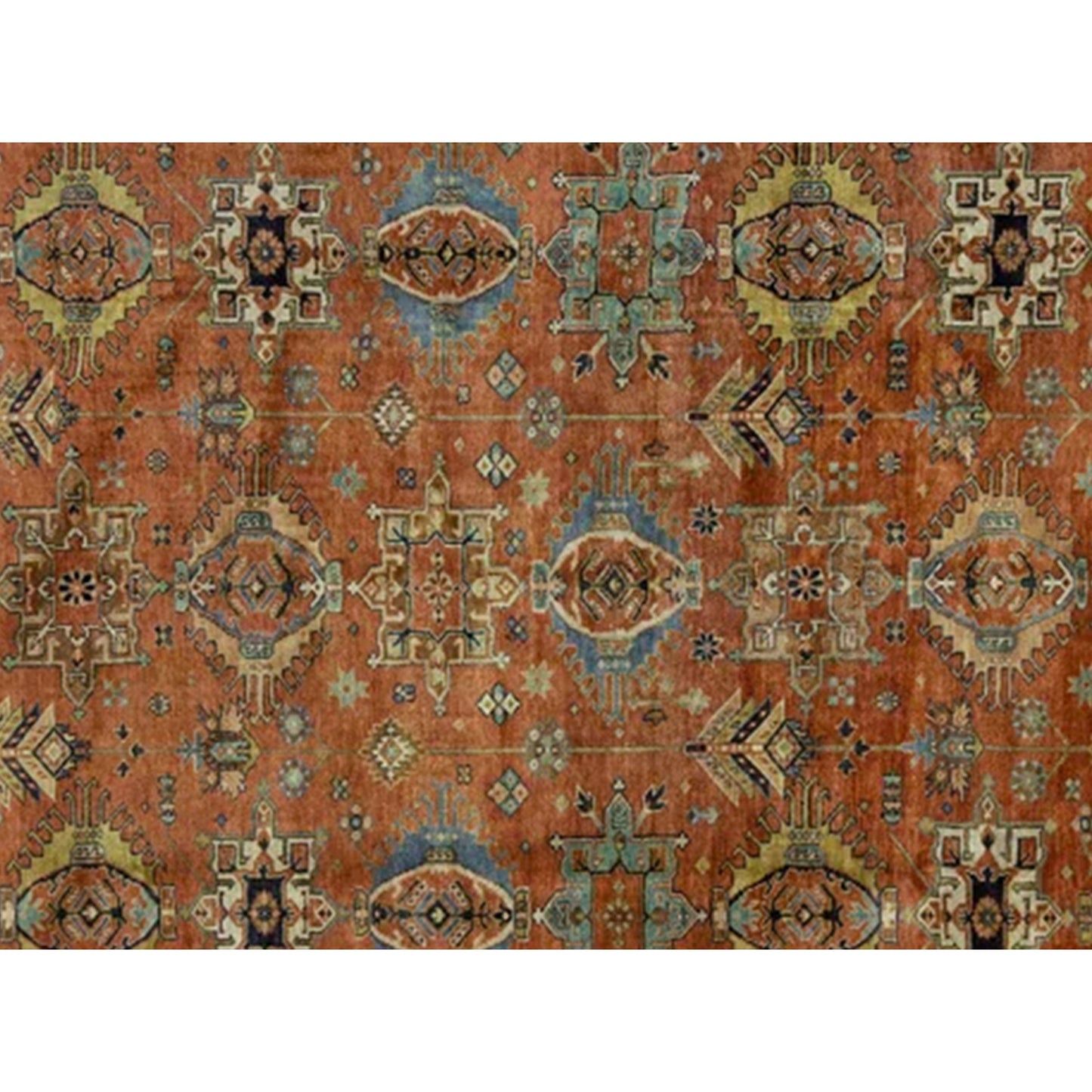 ANTIQUE SERAPI HER22 RED / BLUE