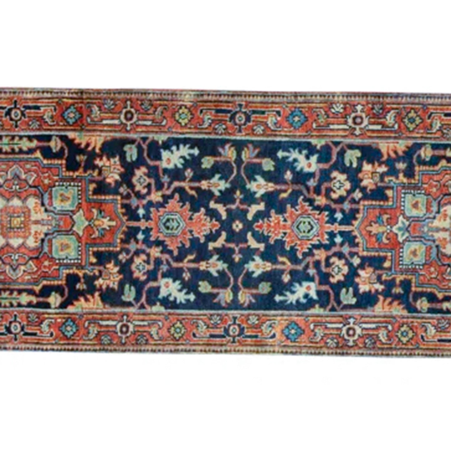 ANTIQUE SERAPI HER22 RED / BLUE
