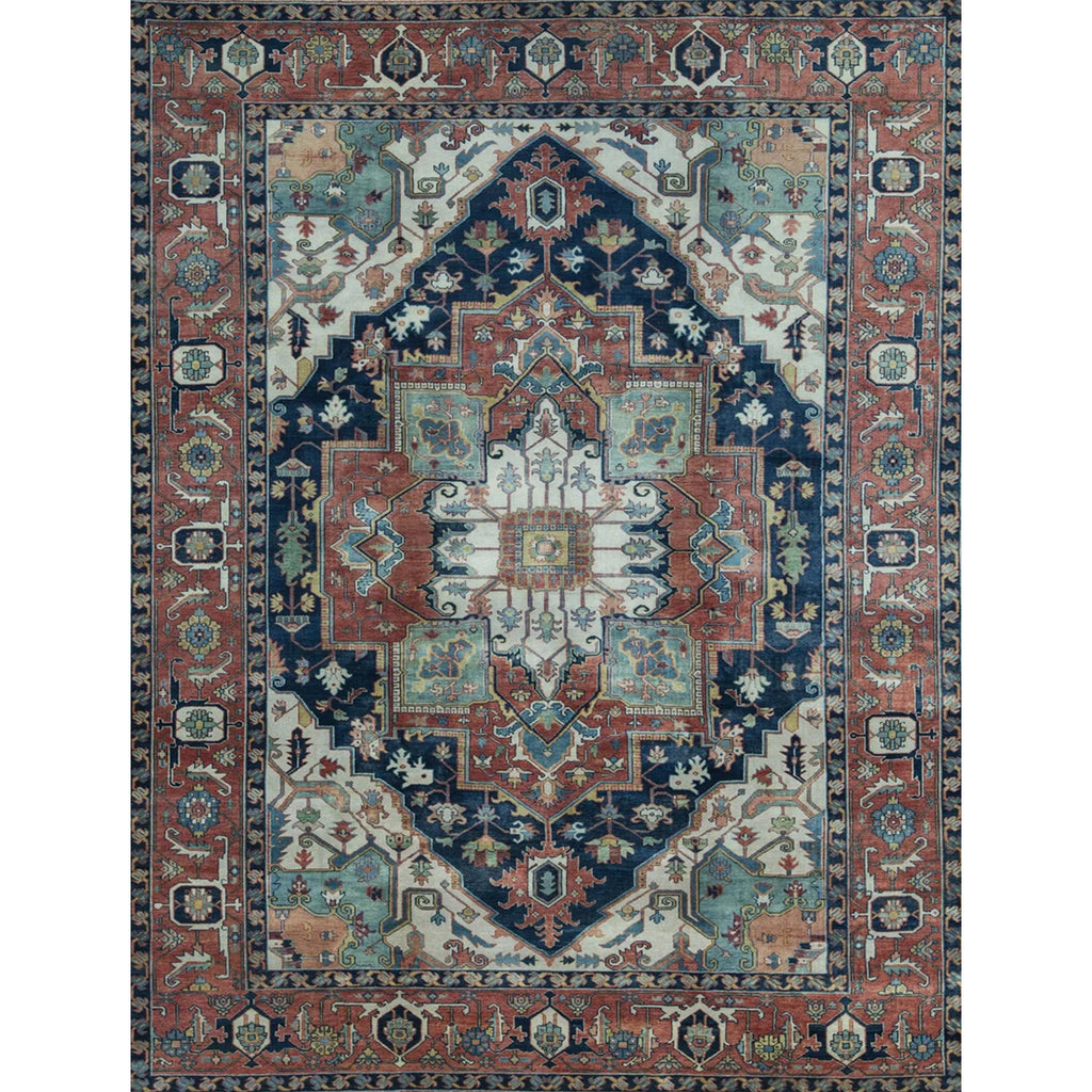 ANTIQUE SERAPI HER27 BLUE / RED