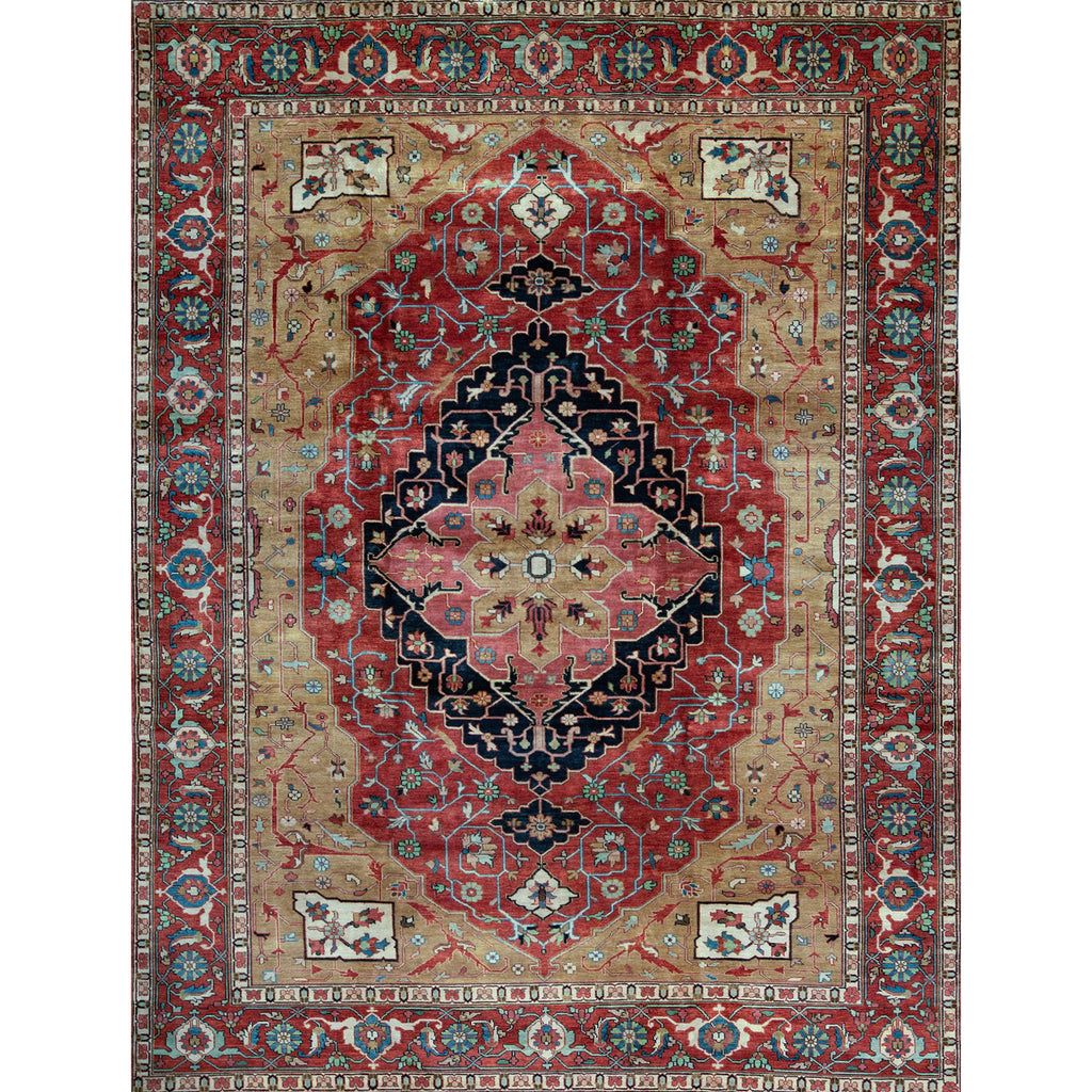 ANTIQUE SERAPI HER36 RED / RED