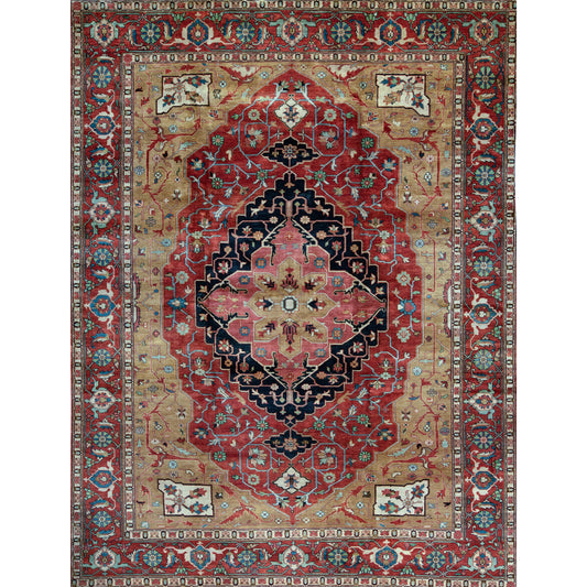 ANTIQUE SERAPI HER36 RED / RED