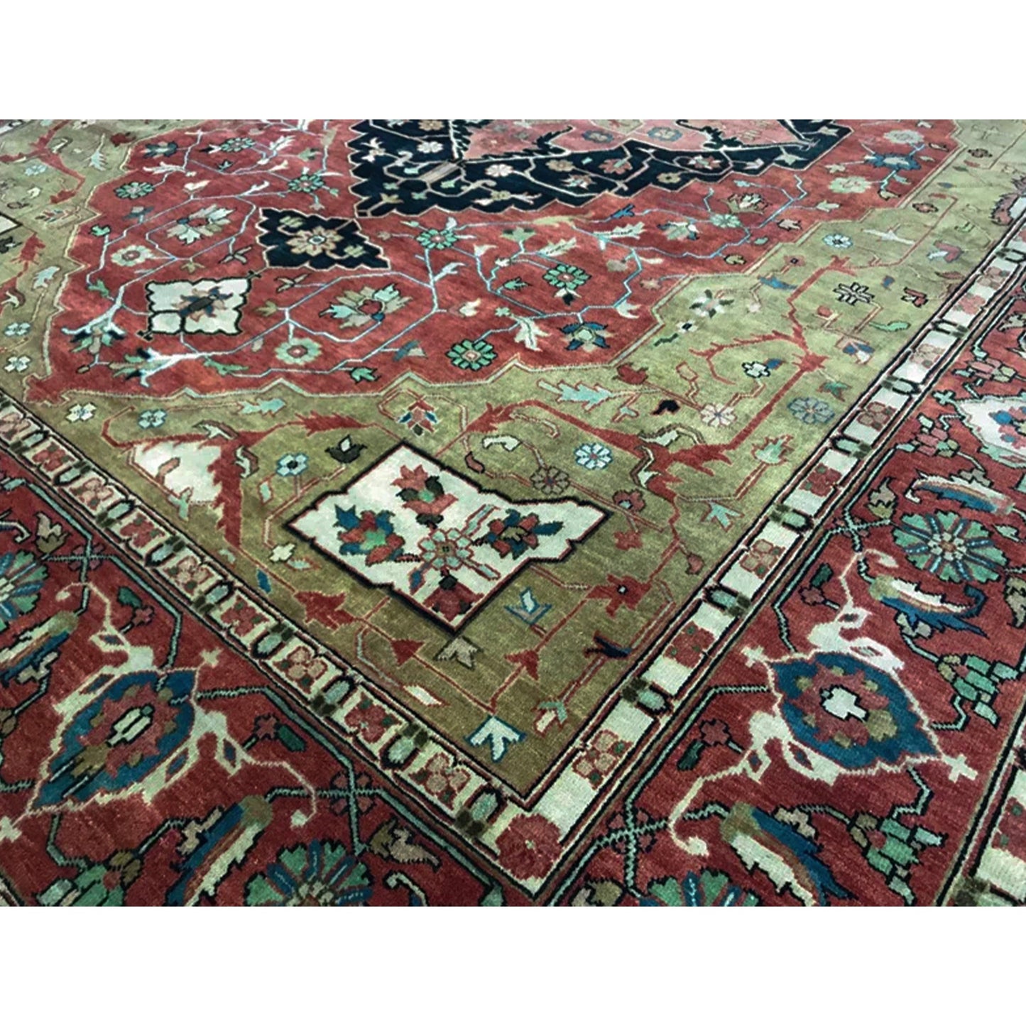 ANTIQUE SERAPI HER36 RED / RED