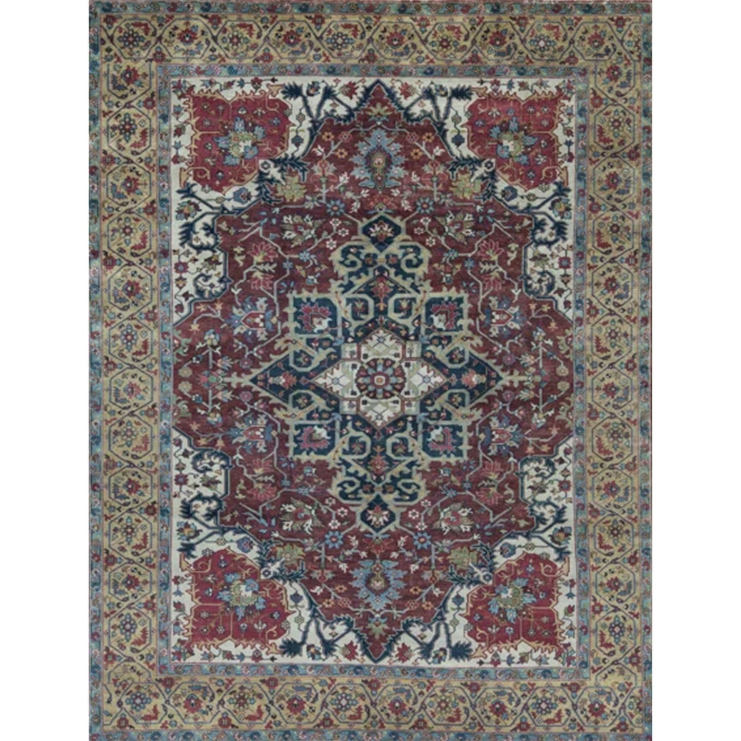 ANTIQUE SERAPI HER38 RED / GOLD