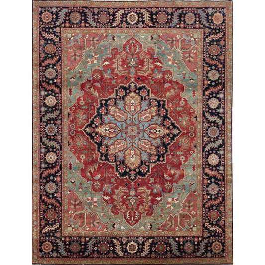ANTIQUE SERAPI HER39 RED / BLUE