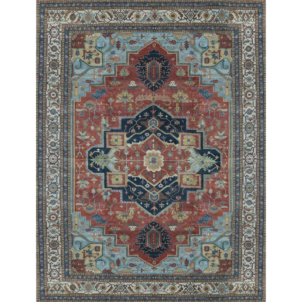 ANTIQUE SERAPI HER5B RED / IVORY