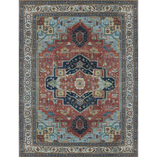 ANTIQUE SERAPI HER5B RED / IVORY