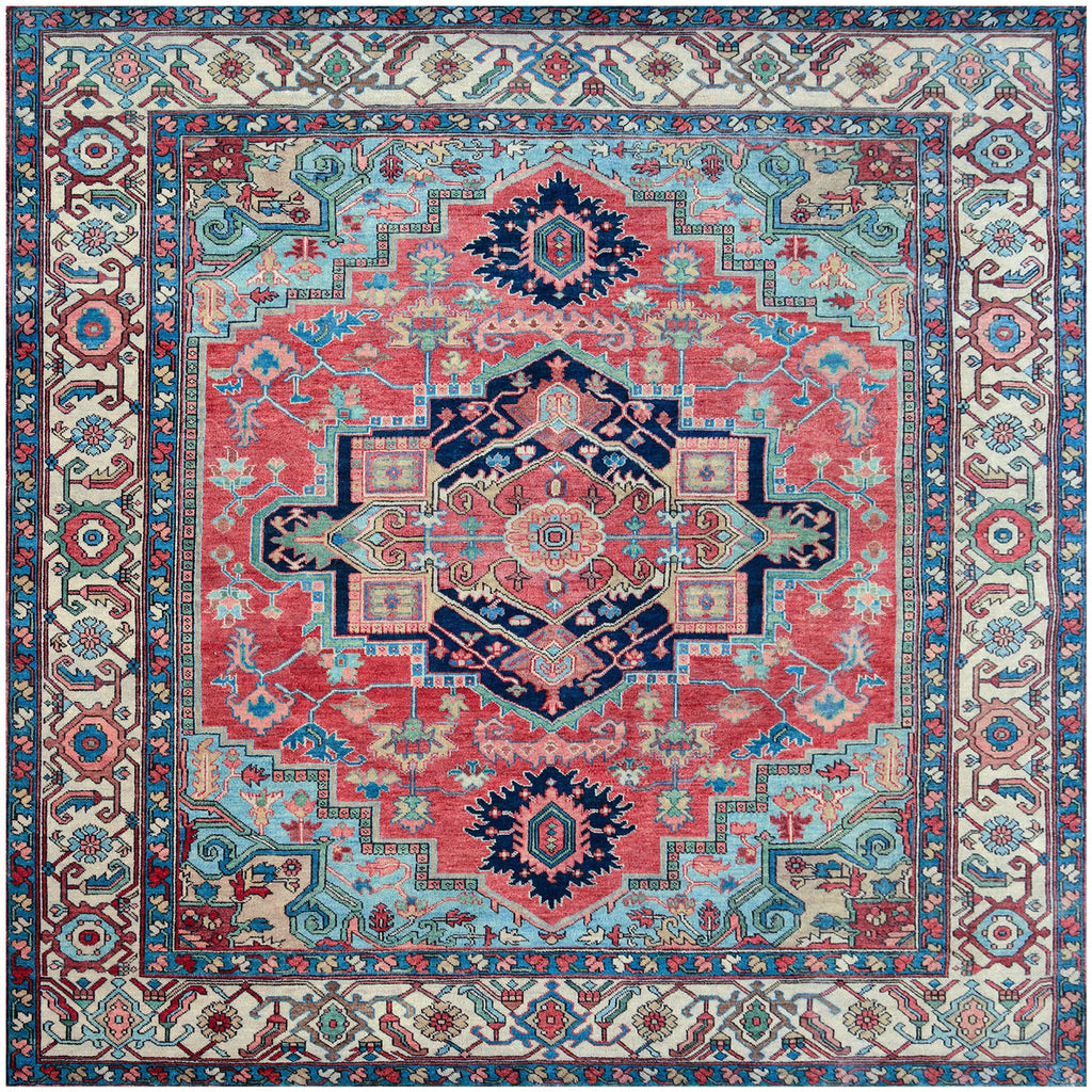 ANTIQUE SERAPI HER5B RED / IVORY