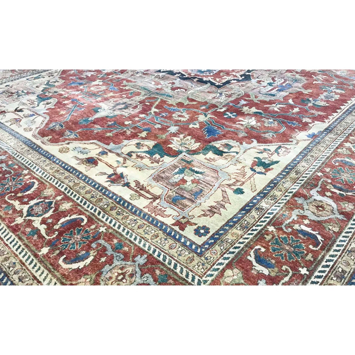 ANTIQUE SERAPI HERIZ RUST / RUST