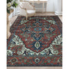 ANTIQUE SERAPI HERZ6 RED / RED