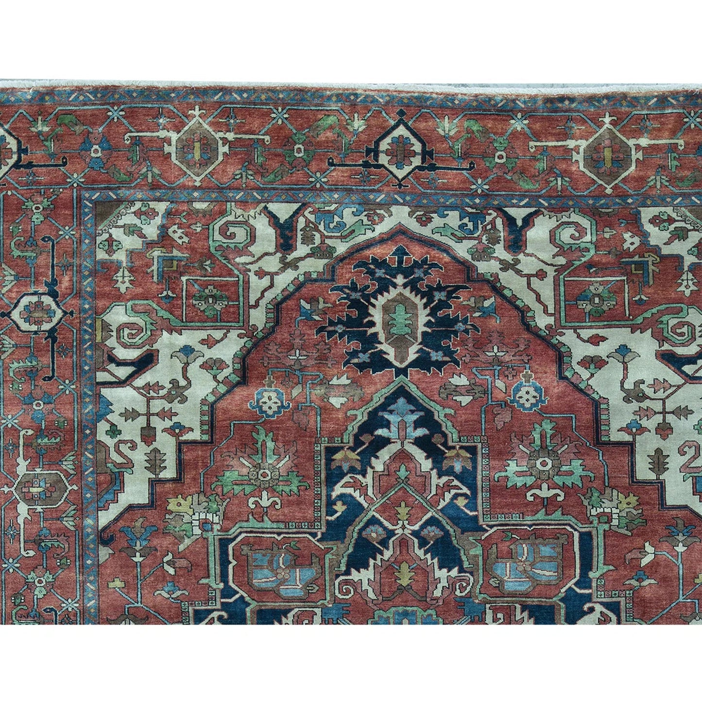 ANTIQUE SERAPI HERZ6 RED / RED