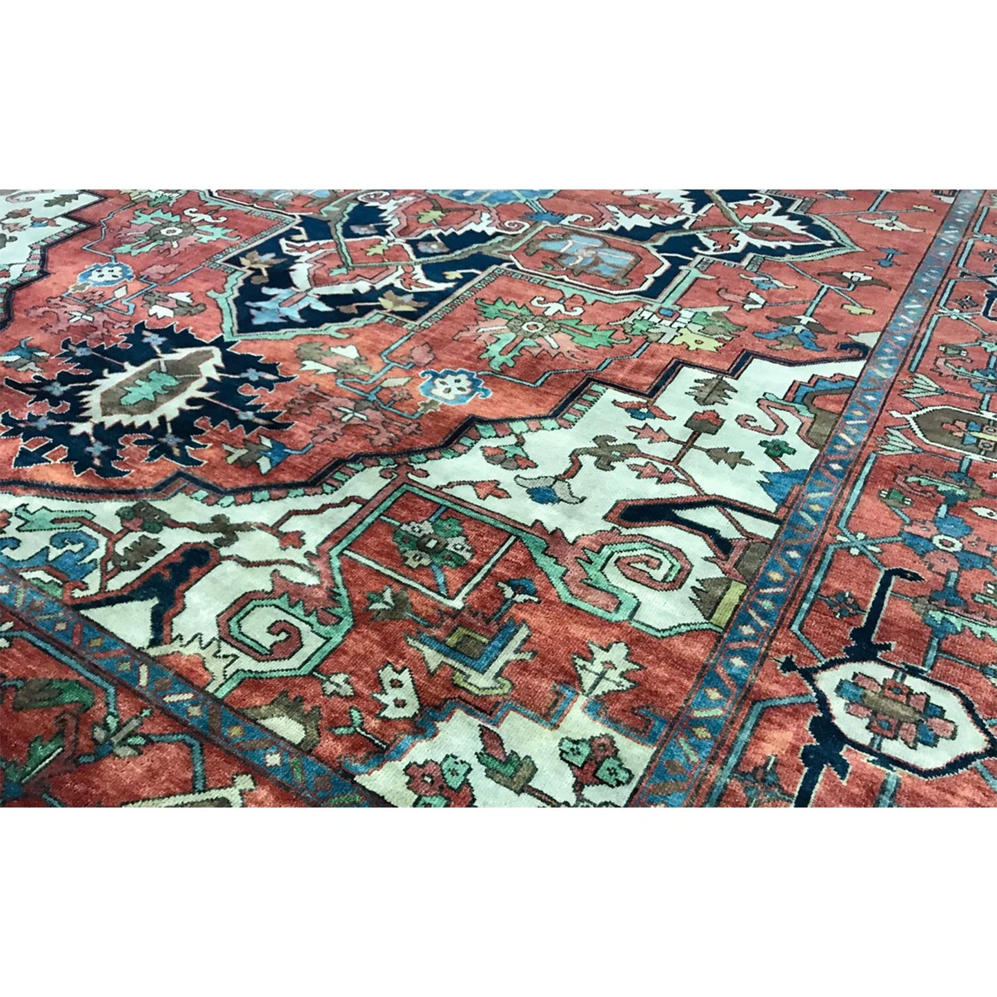ANTIQUE SERAPI HERZ6 RED / RED