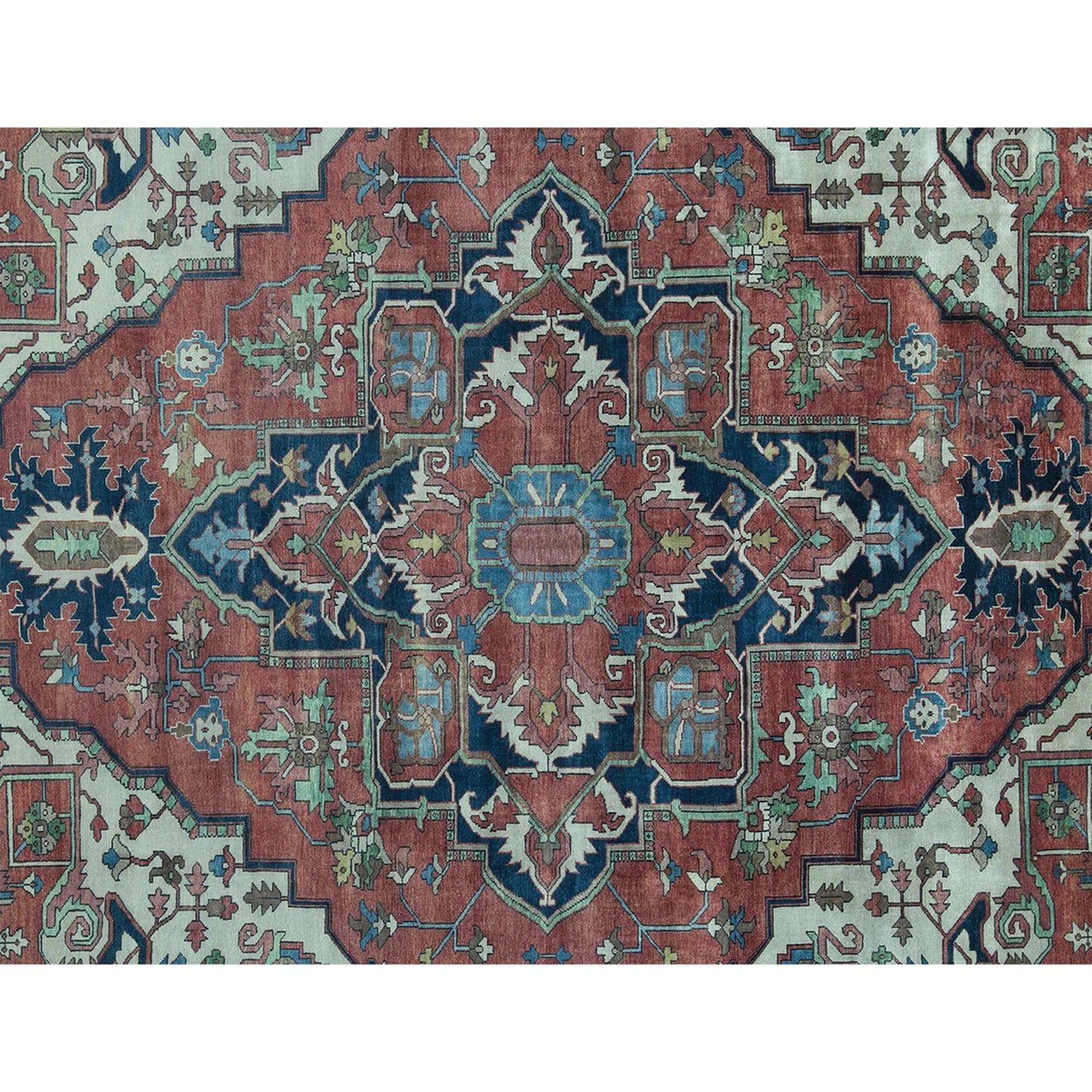 ANTIQUE SERAPI HERZ6 RED / RED