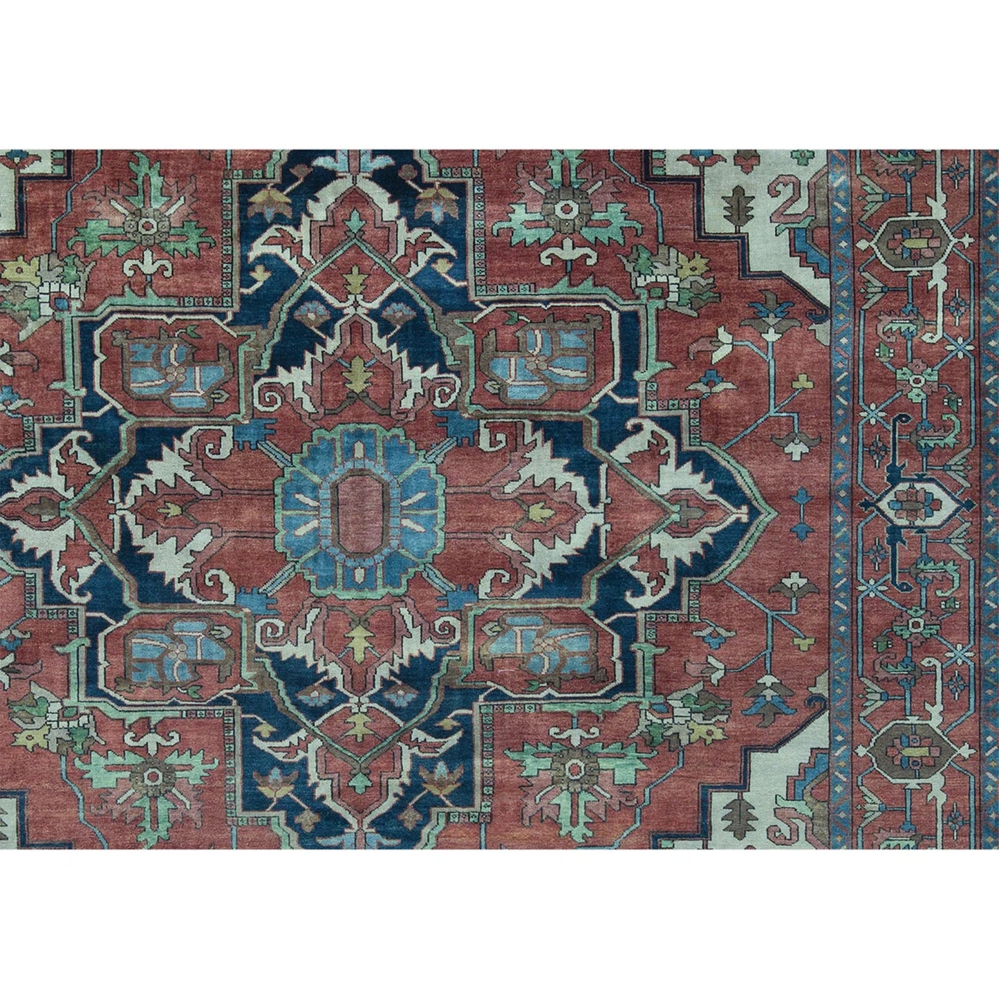 ANTIQUE SERAPI HERZ6 RED / RED
