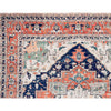 ANTIQUE SERAPI HERZ7 BLUE / RED
