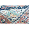 ANTIQUE SERAPI HERZ7 BLUE / RED