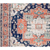 ANTIQUE SERAPI HERZ7 BLUE / RED