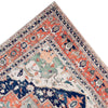 ANTIQUE SERAPI HERZ7 BLUE / RED