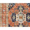 ANTIQUE SERAPI HERZ7 RED / RED 13'11" X 18'