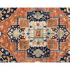 ANTIQUE SERAPI HERZ7 RED / RED 13'11" X 18'