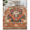 ANTIQUE SERAPI HERZ7 RED / RED 13'11" X 18'