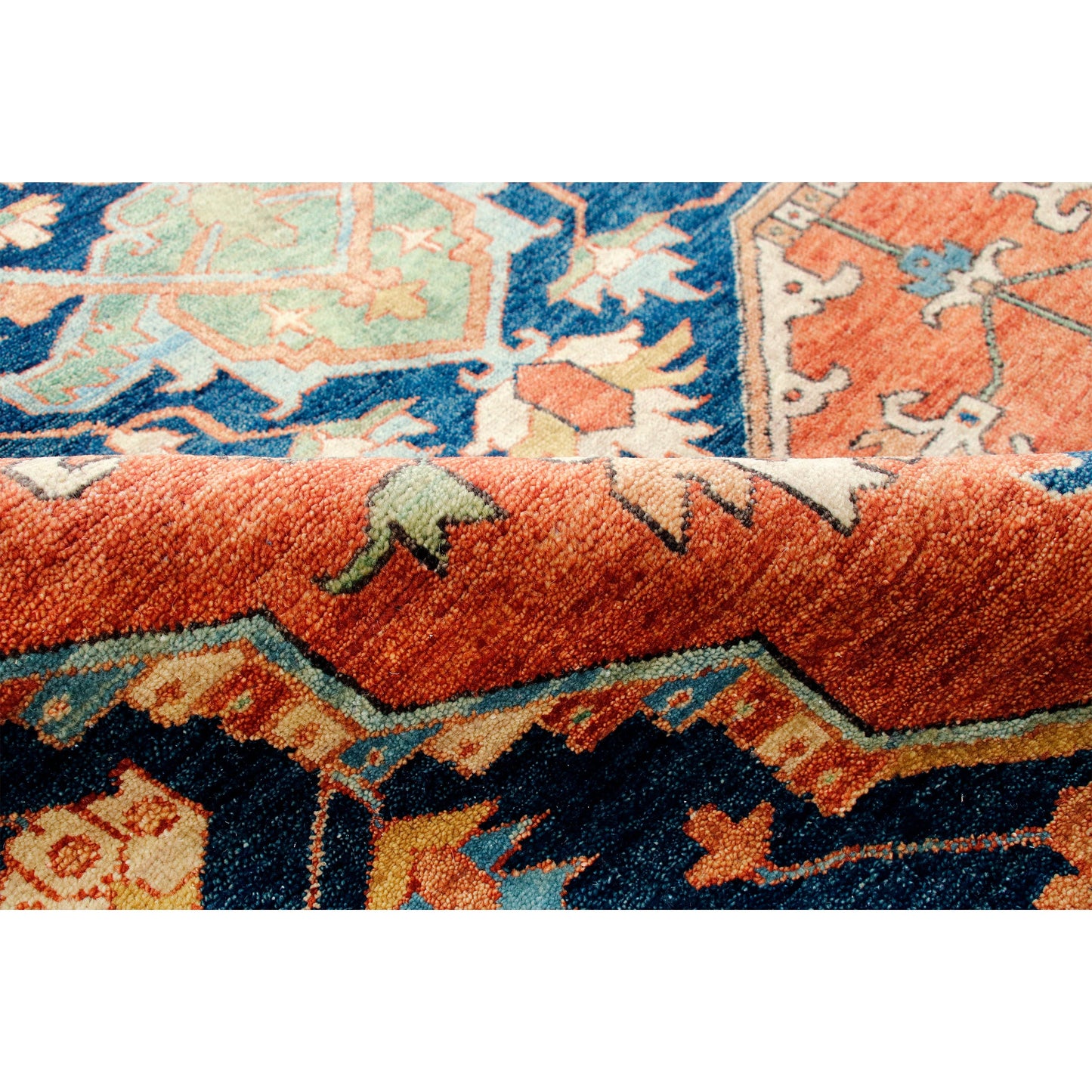ANTIQUE SERAPI HERZ7 RED / RED 13'11" X 18'