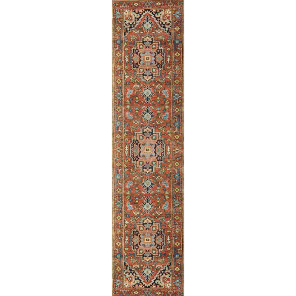 ANTIQUE SERAPI HERZ7 RED / RED