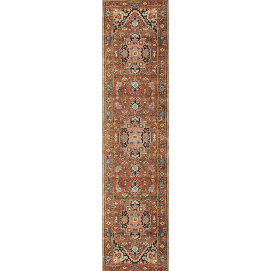 ANTIQUE SERAPI HERZ7 RED / RED