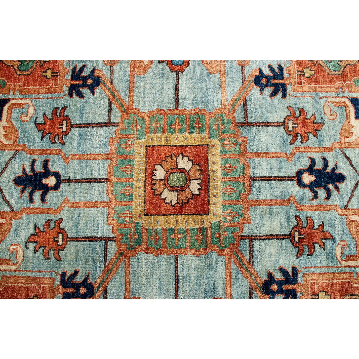 ANTIQUE SERAPI HERZ7 RED / RED