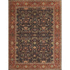 ANTIQUE SERAPI HR619 NAVY / RUST