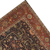 ANTIQUE SERAPI HR619 NAVY / RUST