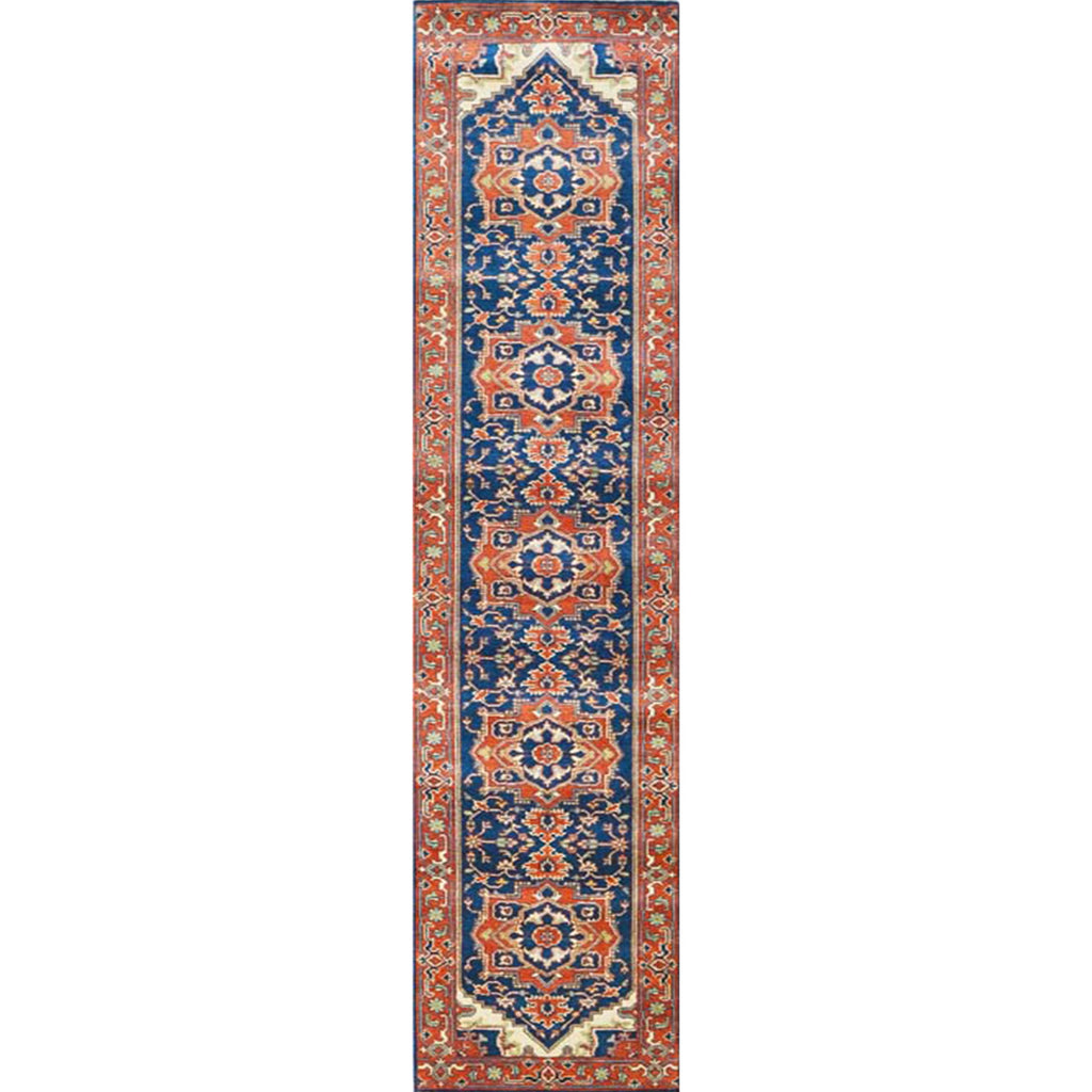 ANTIQUE SERAPI L1SER BLUE / RUST