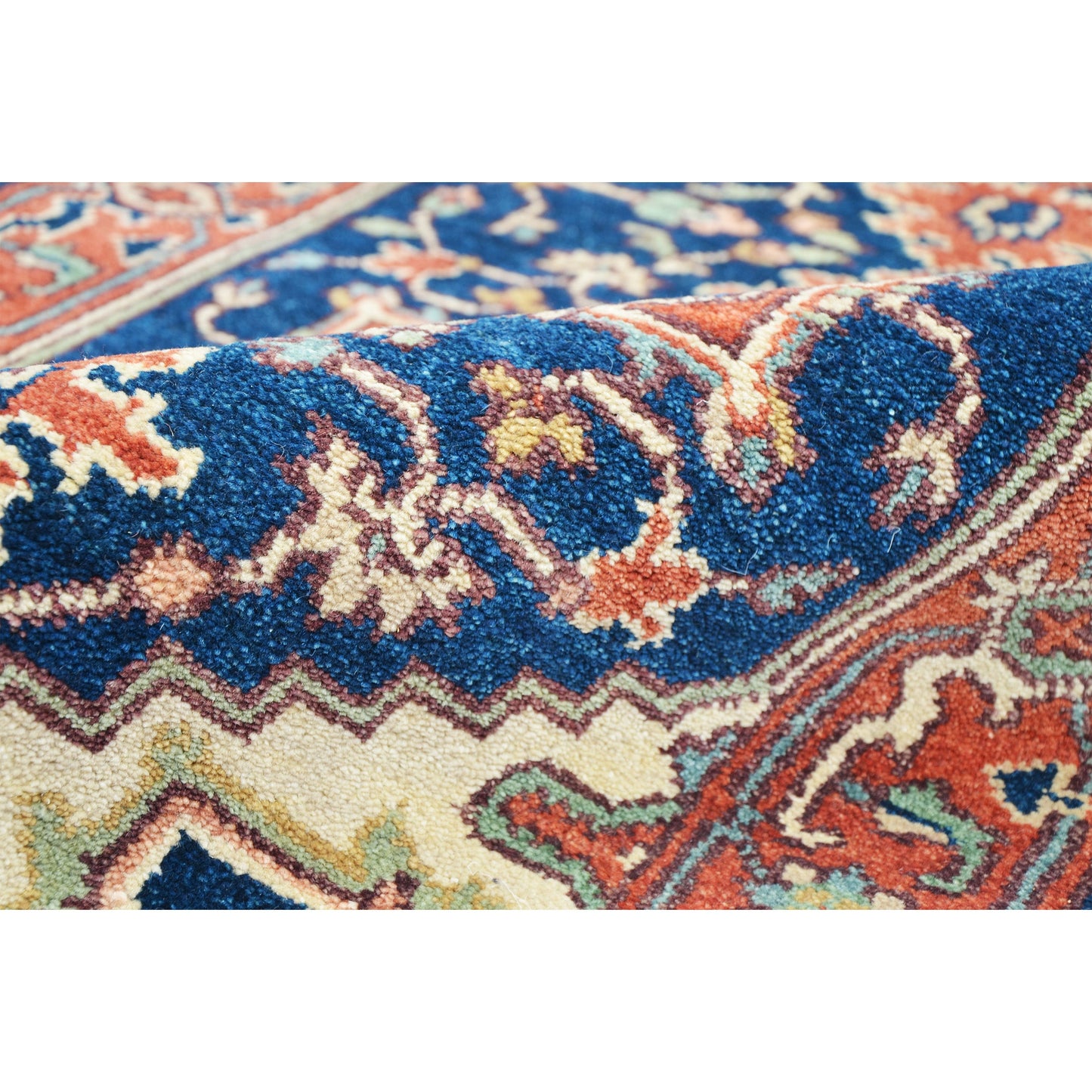 ANTIQUE SERAPI L1SER BLUE / RUST