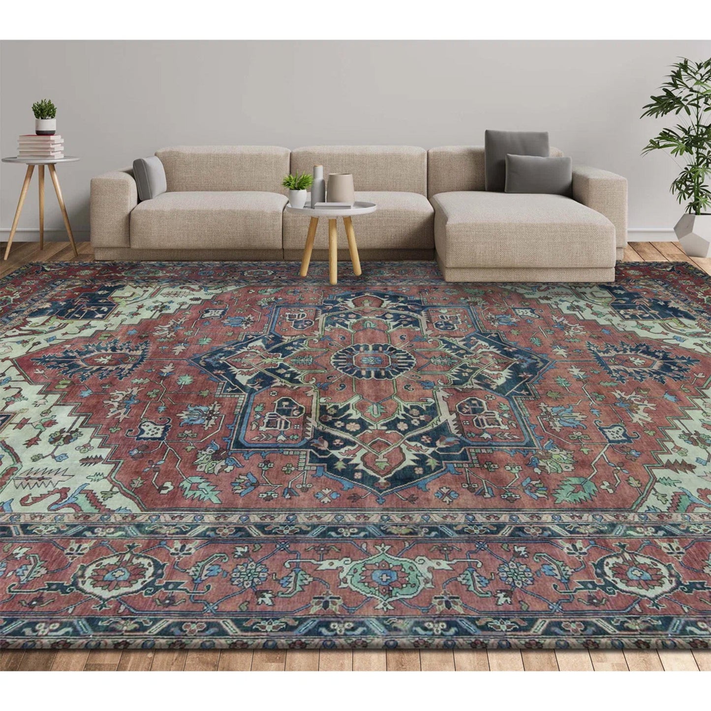 ANTIQUE SERAPI L1SER RED