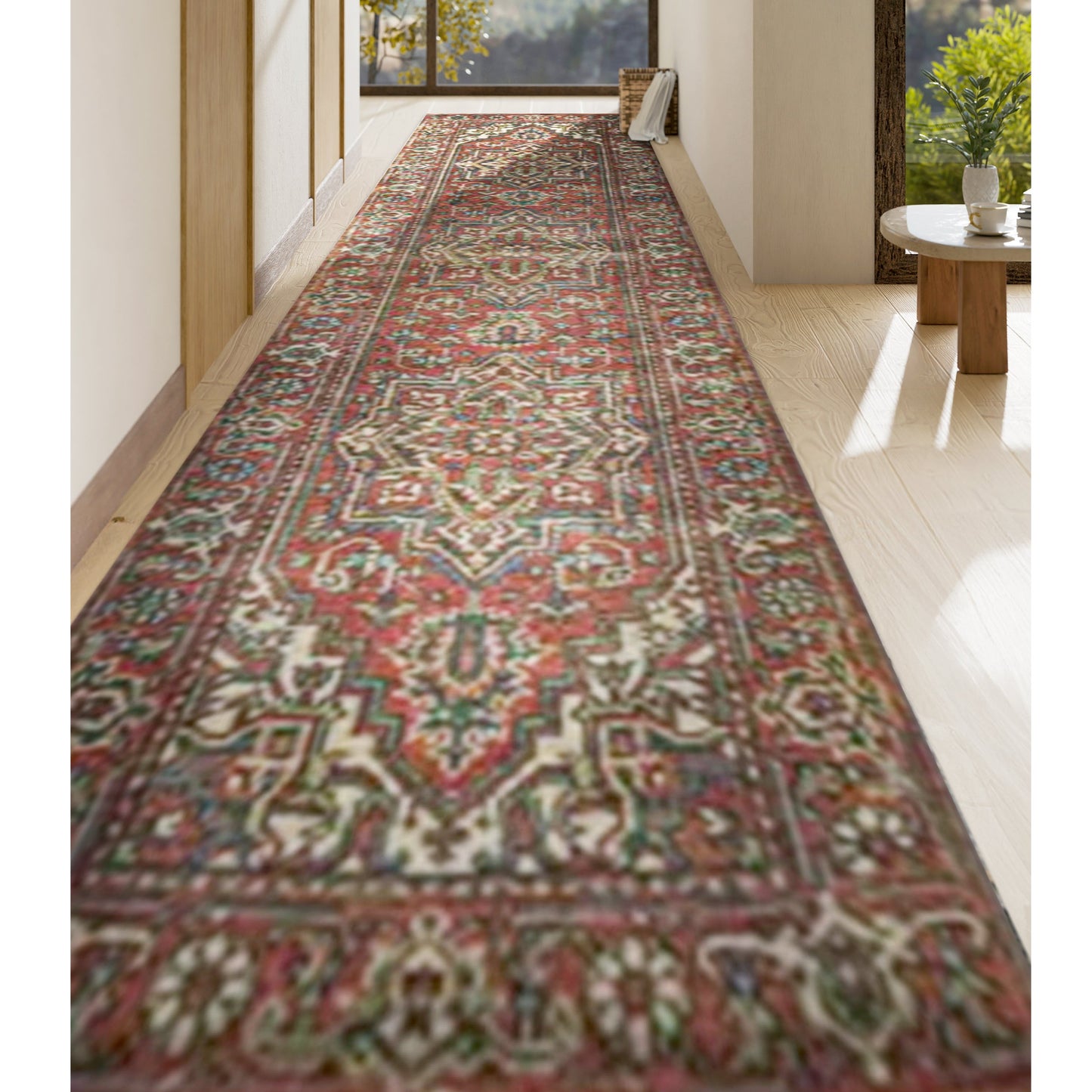 ANTIQUE SERAPI L1SER RED / RED