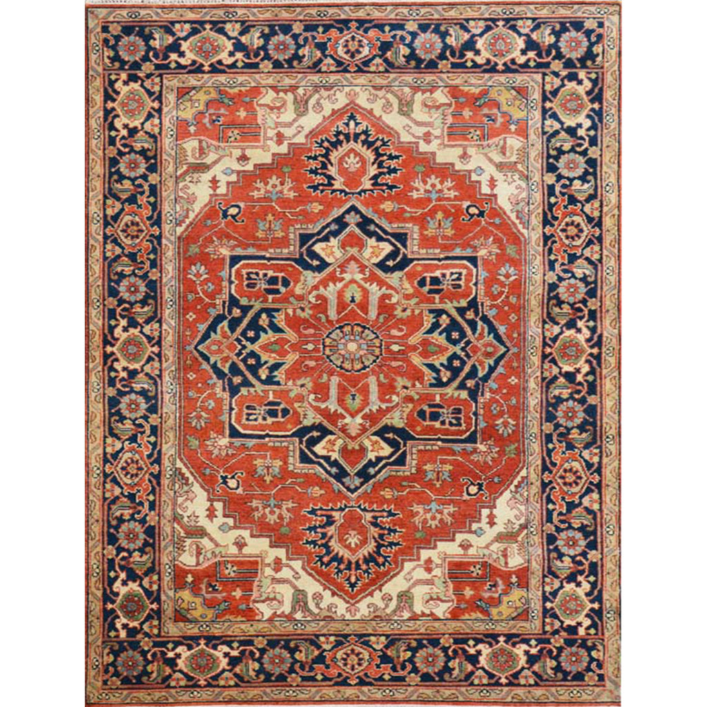 ANTIQUE SERAPI L1SER RUST / BLUE