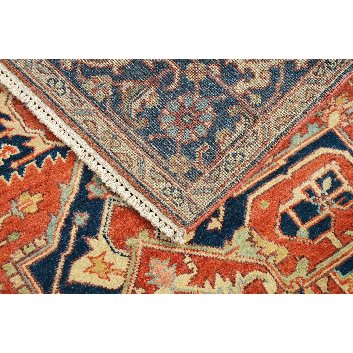 ANTIQUE SERAPI L1SER RUST / BLUE