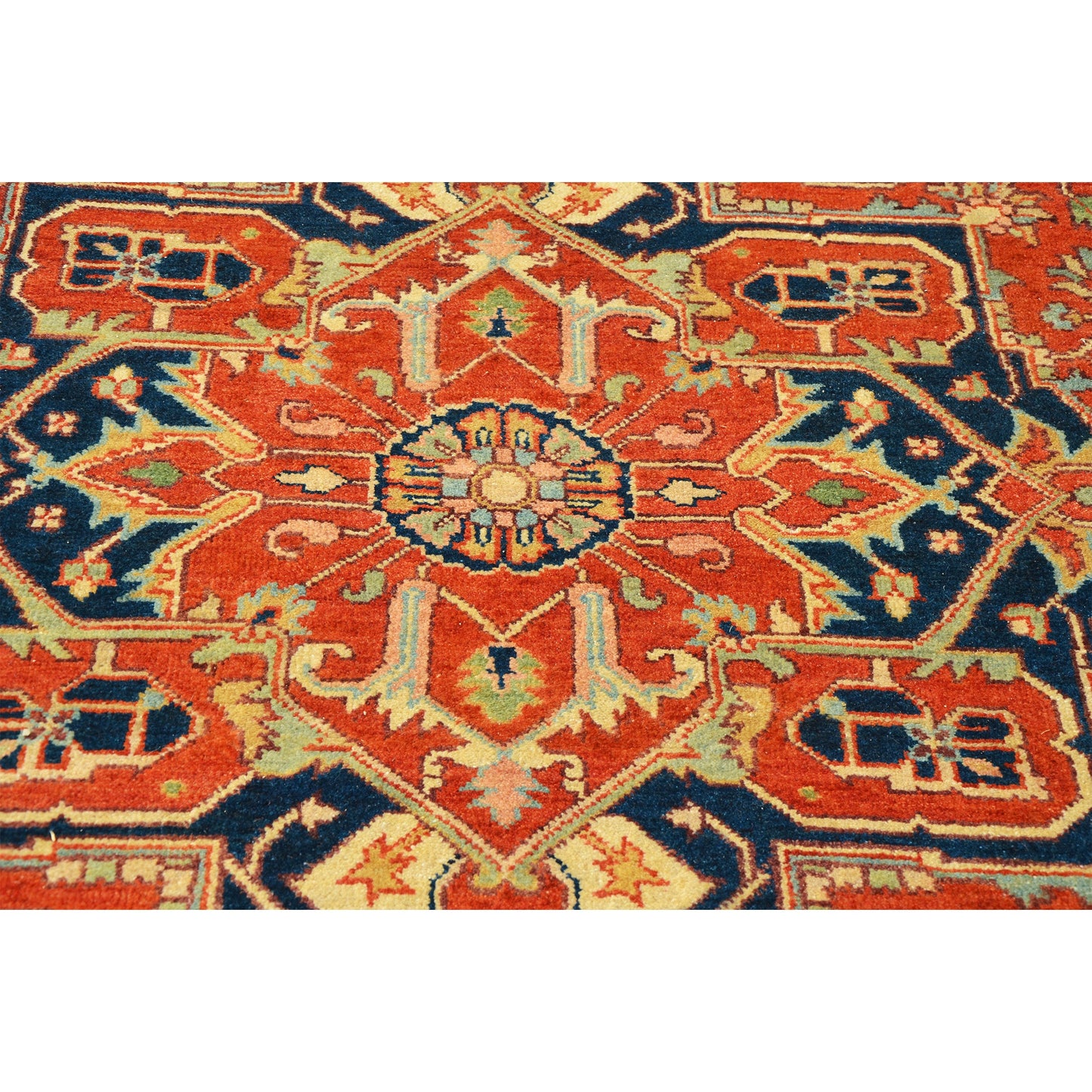 ANTIQUE SERAPI L1SER RUST / BLUE