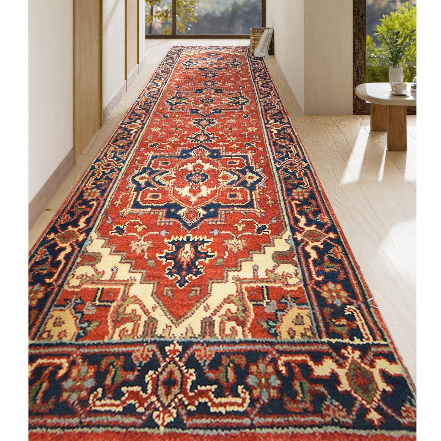 ANTIQUE SERAPI L1SER RUST / BLUE