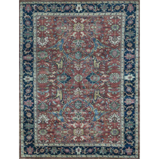 ANTIQUE SERAPI MAHA1 RED / BLUE