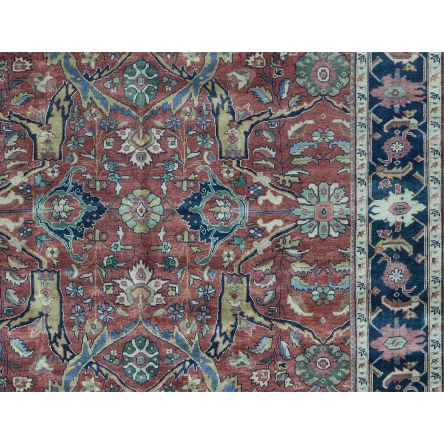 ANTIQUE SERAPI MAHA1 RED / BLUE